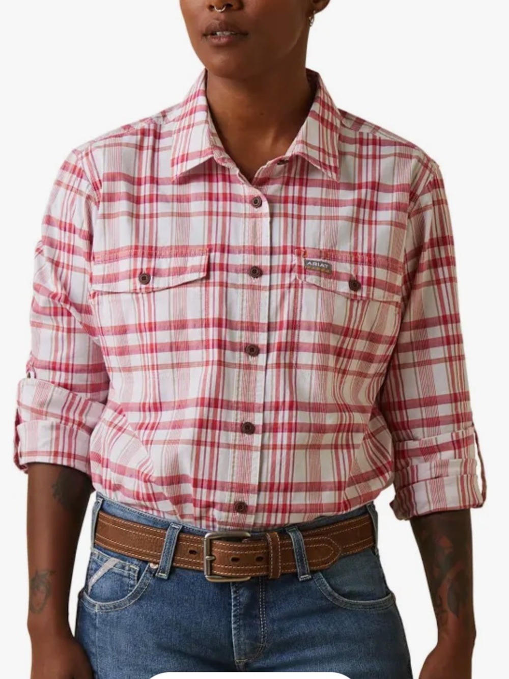 NWT Rebar Made Tough DuraStretch Work Shirt Size M